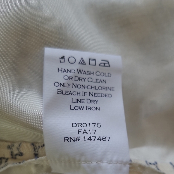 Draper James White & Blue Western Lace 'Rosslyn' Dress - Size 8 - Picture 9 of 10